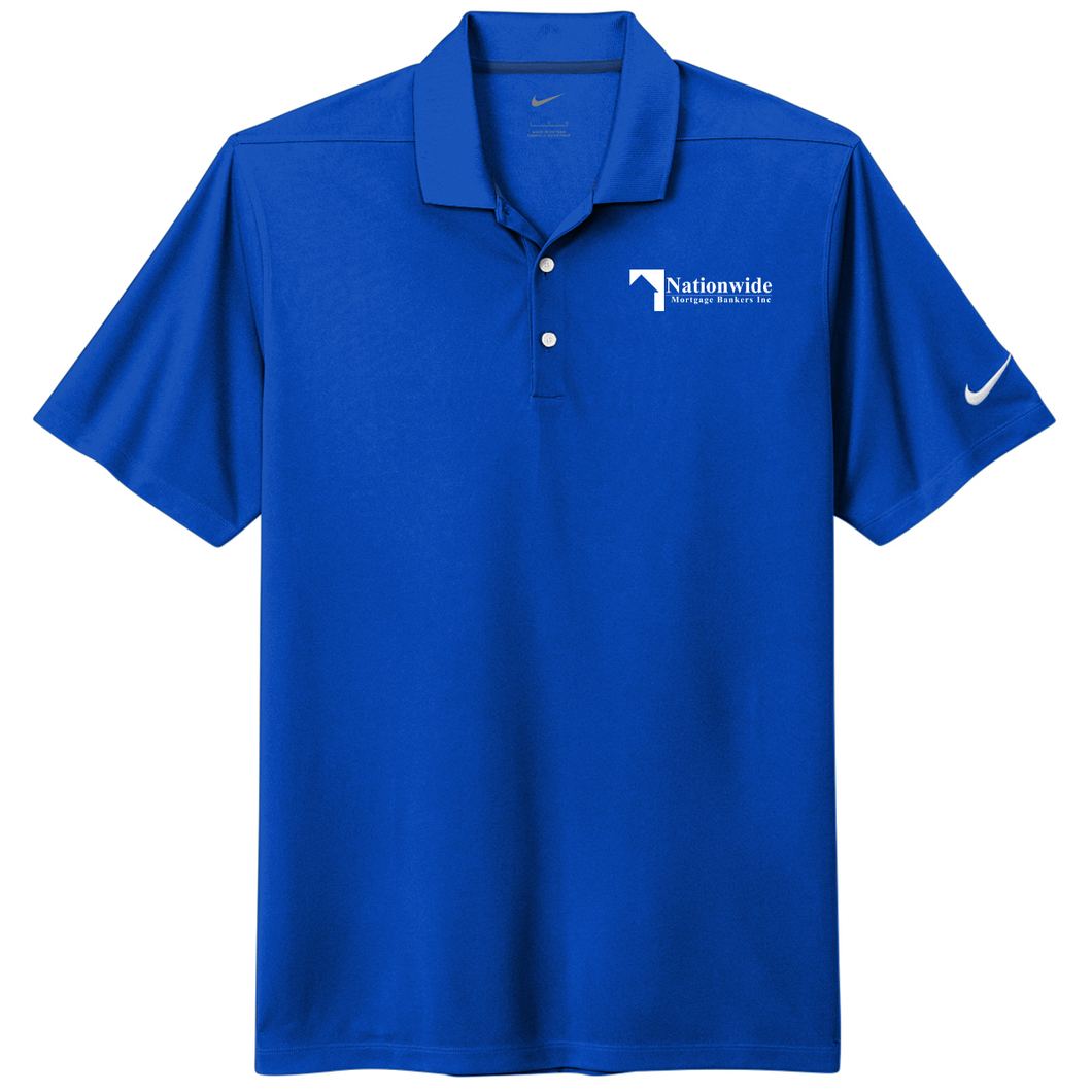 Nike Men's Dri-FIT Micro Pique 2.0 Polo Shirt - Game Royal Blue