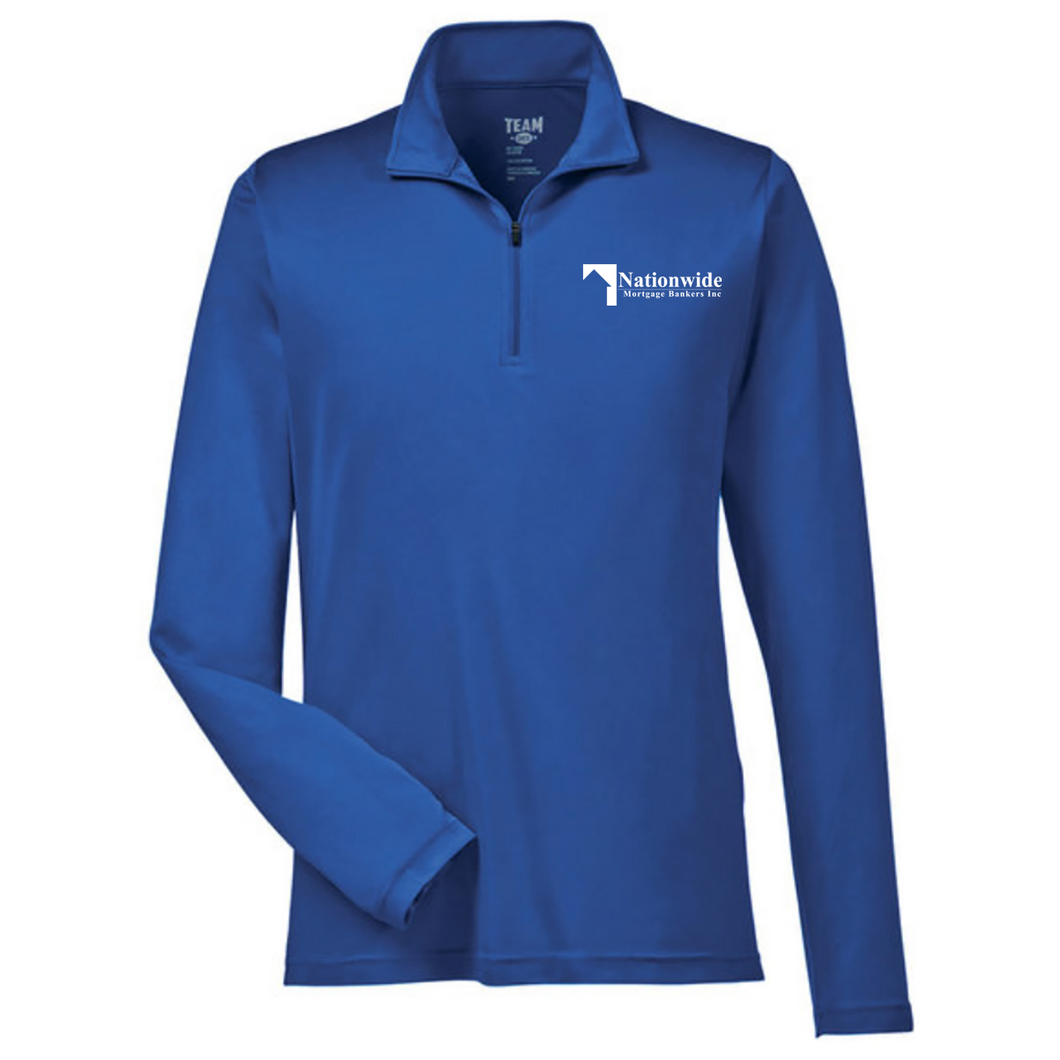 Team 365 Men's Zone Performance Quarter-Zip - Blue